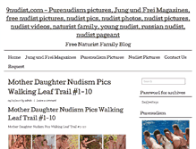 Tablet Screenshot of 9nudist.com